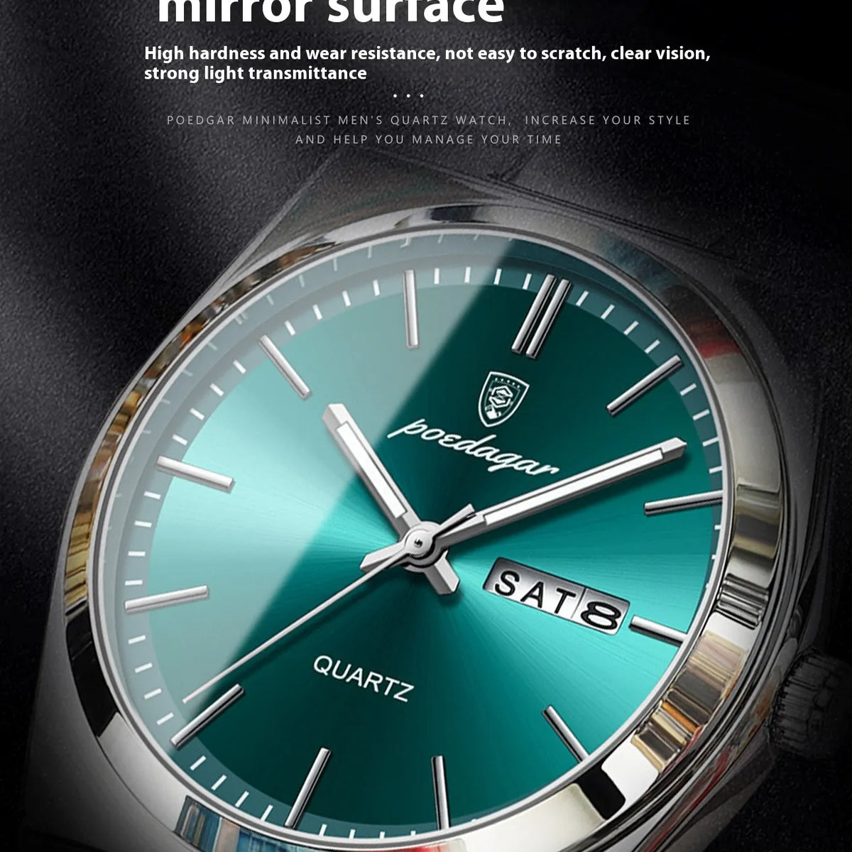 Ultra-thin Men's Watch Waterproof Luminous Quartz Watch