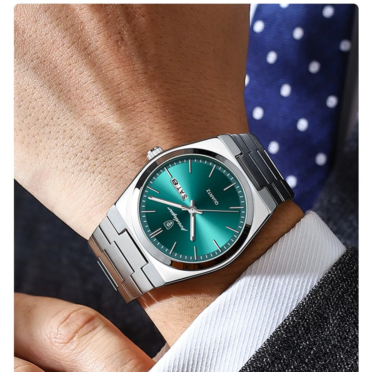 Ultra-thin Men's Watch Waterproof Luminous Quartz Watch