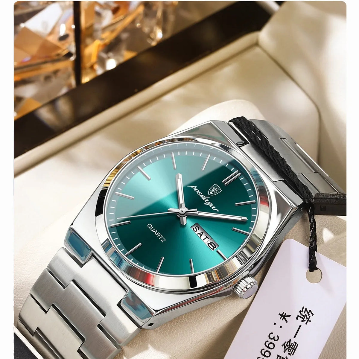 Ultra-thin Men's Watch Waterproof Luminous Quartz Watch